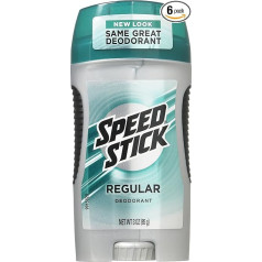 Speed Stick Mennen dezodorants, parasts, 3 oz, (6 iepakojumā), Mennen