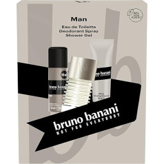 Bruno Banani Dāvanu komplekts vīrietim Tualetes ūdens + dušas želeja + dezodorants 50 ml