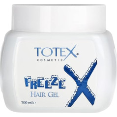 Totex Hair Style Freeze matu želeja Extreme Ultra Freeze matu kontrole vīriešiem un sievietēm, frizētava, sertificēta, 700ml