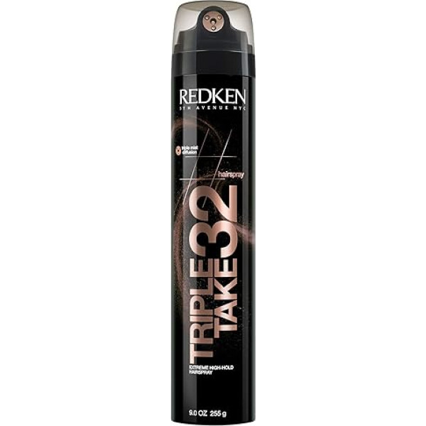 Redken Triple Take 32, īpaši stipras fiksācijas matu laka, 300 ml