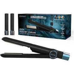 Revamp Progloss iGen Wireless Ceramic Straighteners - Portable Wireless Hair Straighteners, Ultra-Fast Digitally Controlled Heat, Auto Shut-Off, USB Charging Cable - Travel Must-Have