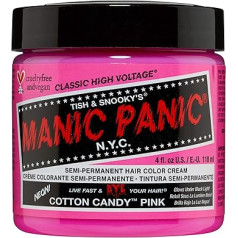 Manic Panic Matu tonēšanas līdzeklis Cotton Candy, rozā, 118 ml (1 iepakojums)