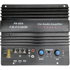 600W 12V auto audio jaudas pastiprinātāja plate, stereo AMP modulis ar integrētu dubulto IC mikroshēmu, auto skaņas jaudas pastiprinātāja plate lielākajai daļai automašīnu