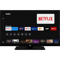 JVC LT-24VH5455 24 collu Smart TV (HD-Ready, HDR, trīskāršs uztvērējs, iekļauts 6 mēnešu HD+)