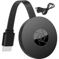 Bezvadu WiFi displeja dongle, HDMI 4K 1080P adapteris, straumēšanas TV Stick Ricevitore Supporto DLNA / AirMirror / Airplay / Miracast, iOS 8+ / Android 5.0+ / Mac / Windows 7+