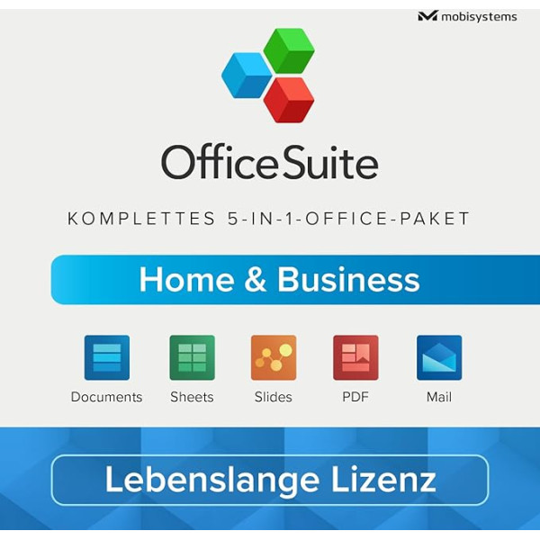 OfficeSuite Home & Business - Lietišķās lietojumprogrammas - Dokumenti, lapas, diapozitīvi, PDF, pasts un kalendārs 1 Windows datoram