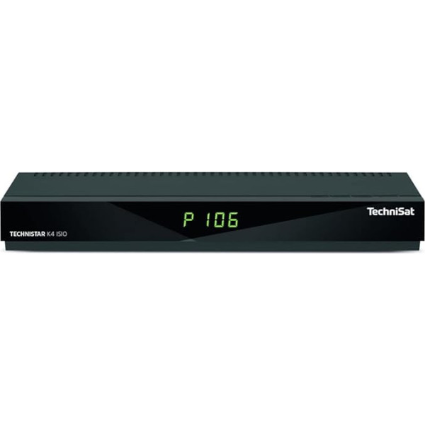 TechniSat TECHNISTAR K4 ISIO Kabel-Receiver mit vierfach-Tuner, Picture in Picture, Picture and Picture, HbbTV, IPTV, schwarz