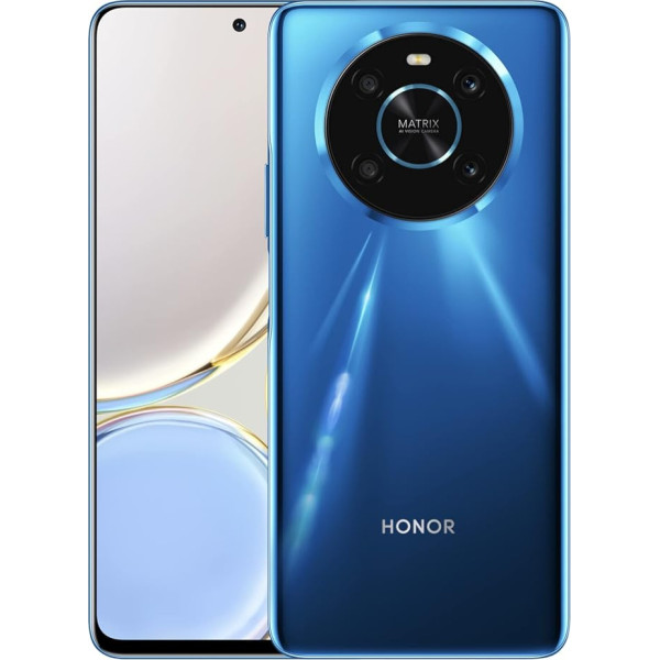 HONOR Magic 4 Lite, Android viedtālrunis, 6 + 128 GB mobilais tālrunis, 48 MP kamera, 6,81 collu 90 Hz LCD, Snapdragon 680, 66 W ātrā uzlāde ar 4800 mAh akumulatoru, zils