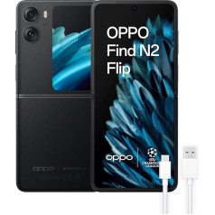 OPPO Find N2 Flip, Dual, 256 GB, 8 GB RAM, astrāli melns