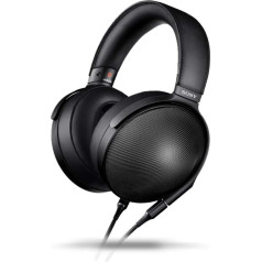 Sony MDR-Z1R augstas izšķirtspējas skaņas kopētājs (70 mm augstas izšķirtspējas skaņas kabeļi, membrāna no flussigkristālpolimēra polimēra, lautlose Gelenkstellen, sudraba krāsas OFC kabelis), melns (Schwarz)