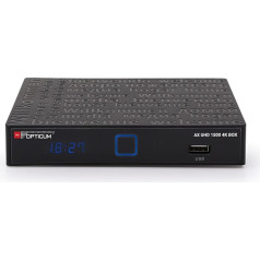 Opticum Red 30204 AX UHD 1500 4K Box Android 4K Ultra HD DVB-S2 uztvērējs PVR gatavs melns