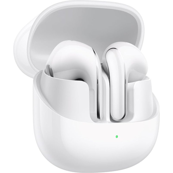 Xiaomi Buds 5 - In-Ear austiņas ar 40 dB hibrīdās aktīvās trokšņu slāpēšanas funkciju, 39 stundu akumulatora darbības laiks, dubultais magnētiskais draiveris un 5 ekvalaitera iestatījumi, mākslīgā vēja trokšņu slāpēšana, Google Fast 