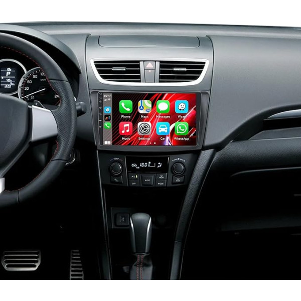 [2+64G] SIXWIN Android 13 auto radio Suzuki Swift 2011-2017 Suzuki Ertiga 2012-2017 ar Wireless CarPlay Android Car Mirrorlink, 9 collu ekrāns ar WiFi navigāciju Bluetooth RDS WiFi