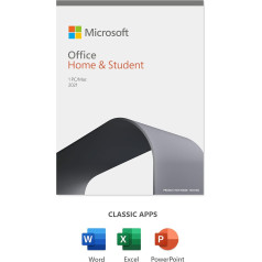 Microsoft Office 2021 Home and Student | 1 lietotājs | 1 PC (Windows 10/11) vai Mac | vienreizēja iegāde | daudzvalodu | Box