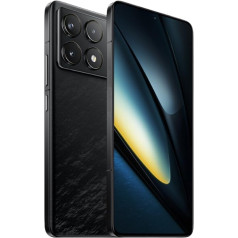 Xiaomi Poco F6 Pro viedtālrunis 12 GB + 256 GB 6,67 collu WQHD+ 120 Hz Flow AMOLED DotDisplay 5000 mAh akumulators 120 W HyperCharge melns