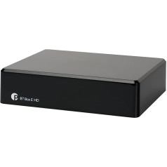 Pro-Ject BT Box E HD, augstas izšķirtspējas BT5.0 audio uztvērējs ar aptX HD, melns