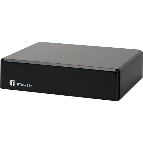 Pro-Ject BT Box E HD, augstas izšķirtspējas BT5.0 audio uztvērējs ar aptX HD, melns