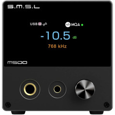 S.M.S.L M500 MKIII Bluetooth audio DAC un austiņu pastiprinātājs, ESS9038PRO D/A mikroshēma, USB/Optical/Coaxial/Bluetooth ieeja, Hi-Res MQA XMOS DSD512 PCM THD+N 0,00006%