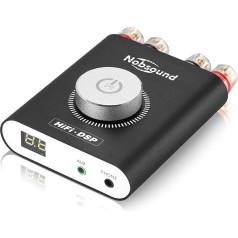 Nobsound NS-20G Mini digitālais jaudas pastiprinātājs Bluetooth Hi-Fi stereo pastiprinātājs 100 W + 100 W ar barošanas bloku (melns)