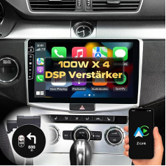 DYNAVIN Automobiļu radio navigācijas sistēma 1 collas oriģināliekārtas radio ar Bluetooth, DAB+ gatavs, saderīgs ar Carplay un Android Car