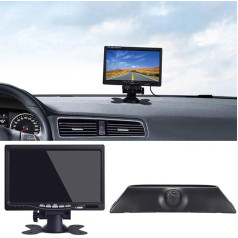 HD atpakaļgaitas kamera + 7 collu TFT LCD ekrāns, IR nakts redzamības autokamera ar 4,3 collu krāsu displeju, atpakaļgaitas kamera Fiat Iveco Daily 4 Gen 2011-2014