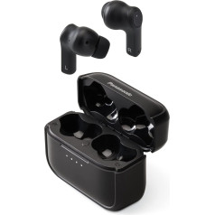 Panasonic B210-K True Wireless In-Ear austiņas (Bluetooth, skārienvadība, balss vadība, bezvadu, sportam un mājas birojam), melnas