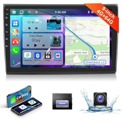 2G + 64G podofo 9 collu autoradio Bluetooth Fiat Bravo 2008-2013 carplay Android auto bezvadu, 8-core Android radio 2 DIN ar ekrānu GPS navigācija HIFI/RDS/FM DSP AHD atpakaļskata kamera