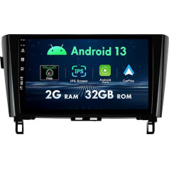 Android auto radio GPS navigācija Nissan Qashqai J11 X-Trail 3 T32 (2013-2017) DAB+/Commande au Volant/4G/WiFi/Bluetooth/Mirrorlink/Carplay