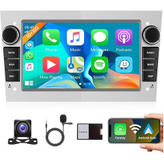 Android 13 Auto radio 2 DIN priekš Opel Astra Antara Vectra Corsa Zafira Meriva Vivaro Combo