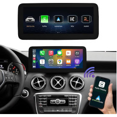 Road Top 10,25 collu autoradio bezvadu CarPlay Android skārienjūtīgais ekrāns Mercedes Benz A/CLA/GLA klasei W176 C117 X117 X156 2013-2015 ar NTG4.5/4.7 sistēmu, atbalsts Mirrorlink