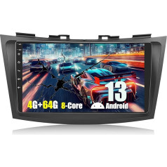 8-core 4+64G auometo Android 13 Carplay Android auto radio Suzuki Swift 2011-2017 Suzuki Ertiga 2012-2017, 9 collu skārienjūtīgais ekrāns ar DSP GPS WiFi BT BT USB FM RDS Radio Mirror Link + 32 joslu ekvalaizers