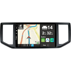 BXLIYER Android 14 IPS auto radio VW Crafter (2004-2015) - Bezvadu CarPlay + Android Car - atpakaļgaitas kamera - 2G + 32G - 10.1 collu 2 DIN - DAB stūres vadības stūres 4G Dual Band WiFi Fast Boot