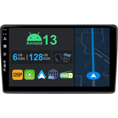 YUNTX 9 collu Android 13 autoradio ar navigācijas sistēmu Fiat Ducato/Peugeot Boxer/Citroen Jumper 2006-2022|Octa Core|6GB 128GB|Iebūvēts 4G LTE|CarPlay un Android Car|DSP|DAB|QLED|Dual Band WiFi