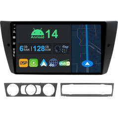 YUNTX 9 collu Android 13 auto radio ar navigācijas sistēmu BMW E90/E91/E92/E93 2005-2012 | Octa Core | 6GB 128GB | Iebūvēts 4G LTE | CarPlay & Android Car | DSP | DAB | QLED | Dual Band WiFi |