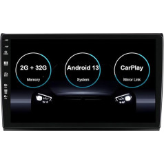 MISONDA 2 Din Auto Stereo Android Fiat Bravo 2007-2012 - GPS satelītnavigācijas sistēma - 9 collu IPS - Atbalsta DAB/ stūres vadības ierīci/WiFi/Bluetooth/Mirrorlink/Carplay/USB/RDS