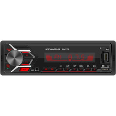 WEPARTICULAR 12V Auto radio Bluetooth brīvroku FM radio Krāsains alternators Auto audio centrālā vadība