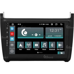 Costum Fit Automobiļu radio Volkswagen Polo Android GPS Bluetooth Bluetooth WiFi Dab USB Full HD skārienjūtīgais ekrāns 9 collu Easyconnect 8 kodolu procesors Balss komandas