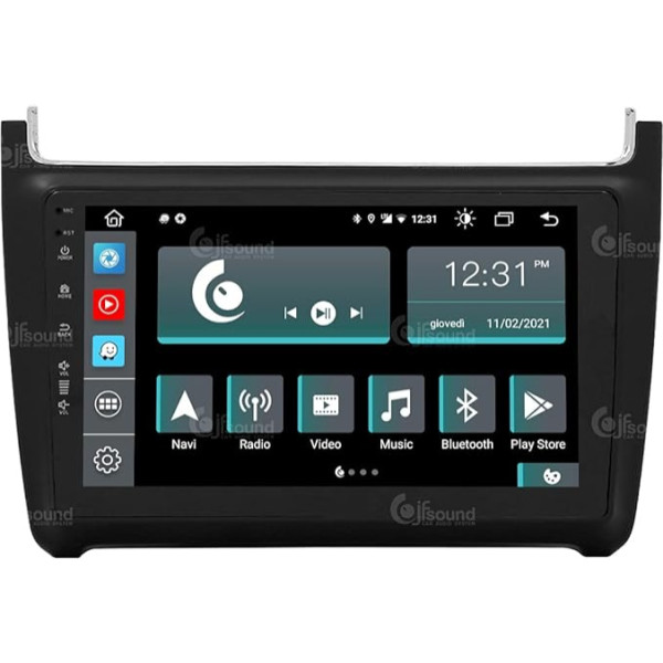 Costum Fit Automobiļu radio Volkswagen Polo Android GPS Bluetooth Bluetooth WiFi Dab USB Full HD skārienjūtīgais ekrāns 9 collu Easyconnect 8 kodolu procesors Balss komandas