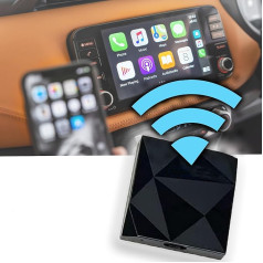 DriveSmart bezvadu CarPlay adapteris Apple USB Plug & Play Dongle 5GHz WiFi Auto Connect automašīnām ar vadu CarPlay no 2016. gada un iPhone IOS 10 un jaunākām ierīcēm