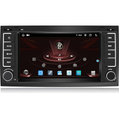 DDKUS Android 13 auto radio VW Touareg Transporter T5, 7 collu skārienjūtīgais ekrāns, auto radio 4GB 64GB Carplay un Android Car Mirror Link Navi BT WiFi GPS Canbus FM/RDS Radio atpakaļgaitas kamera