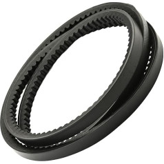 Othmro trīsstūra josta Rūpniecības josta BX80 Drive Belt Iekšējais apkārtmērs 80 collas Rūpniecības jaudas gumijas piedziņas jostas rezerves siksnas zobrata josta virpām galda zāģi lentes zāģi Black