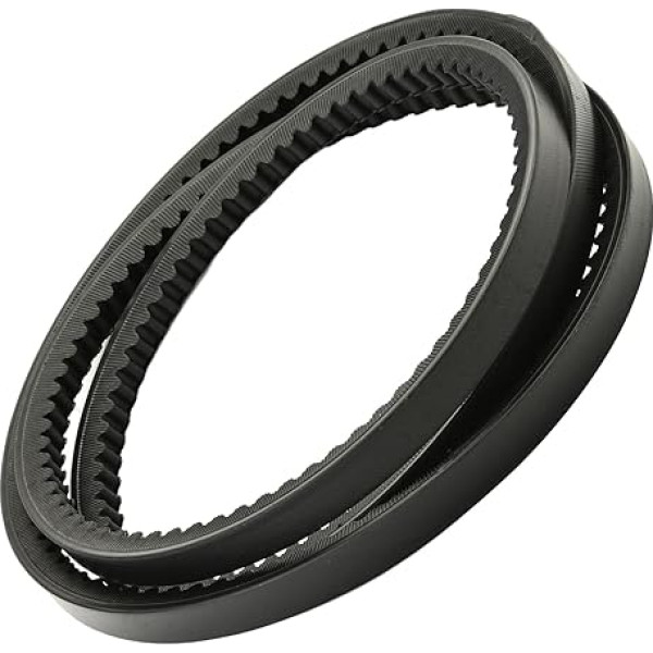 Othmro trīsstūra josta Rūpniecības josta BX80 Drive Belt Iekšējais apkārtmērs 80 collas Rūpniecības jaudas gumijas piedziņas jostas rezerves siksnas zobrata josta virpām galda zāģi lentes zāģi Black