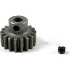 Motor Pinion Gear Module Pinion 1 Piece 1 Module 18 Teeth Metal Gear Hardened Steel Pinion 5.0mm Bore Spur Gear 1M 18T Sprocket DIY Car Model Motor Gear Spur Cone