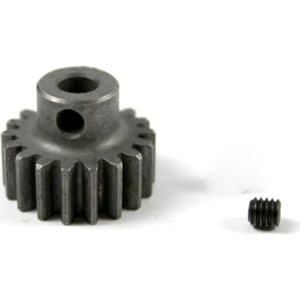 Motora zobrata zobrats Modulis zobrata zobrats 1 gab 1 modulis 1 modulis 18 zobi Metāla zobrats Rūdīta tērauda zobrats 5,0 mm urbums Spur zobrats 1M 18T sprocket DIY auto modelis Motor Gear Spur konuss