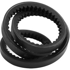 Othmro Trīsstūra josta Rūpniecības josta BX41 Drive Belt Iekšējais apkārtmērs 41 collu Rūpniecības Power Gumijas piedziņas josta Aizvietošanas siksna Pārnesumu siksna virpām Galda zāģi Lentas zāģi Black