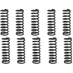 MACHSWON Druckfeder für Zuhause, Maschinen, Industrie, Siebtüren, Rasenmäher, Federstahl, Druckfeder 17 mm Außendurchmesser, 1,2 mm Drahtgröße 50 mm freie Länge, 10 Stück