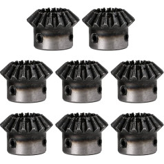 BQLZR Tapered Bevel Gear Wheel 1.5 Modulus 16T 1.2 cm for DIY Motor Driving Pack of 8