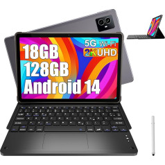 XGODY 11 collu 4G LTE (2 SIM slots) Octa-Core Android 14 Tablet 18GB RAM 128GB ROM Tabletīte ar tastatūru 8600mAh akumulators 1920x1200 FHD + IPS skārienjūtīgais ekrāns