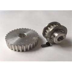 NOYOTA Mehāniskie cilindriskie zobrati, motora zobrats FreeShipping 2Pcs/Set Miniature Household Lathe Fittings Metal Synchronous Gear