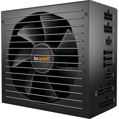 klusēt! Straight Power 12 1000 W, ATX 3.0, 80 Plus® Platinum, praktiski nedzirdams klusais spārnu ventilators, PCIe 5.0 un PCIe 6+2 grafiskajām kartēm, 12VHPWR kabelis iekļauts, BN338